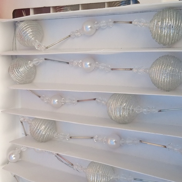 vintage Kurt S Adler Set of 3 Boxes Christmas Garland Beaded Strands w Box - Picture 6 of 16